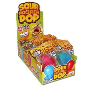 Flix Candy Sour Pacifier Pop 12ct